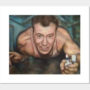 Die Hard (1988) John McClane Oil Painting Posters and Art